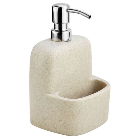 Дозатор для мыла WasserKraft настольный полирезин бежевый (K-8499)