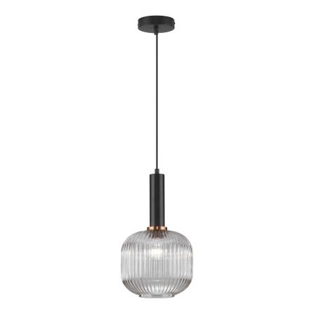 Светильник подвесной Eurosvet Bravo Е27 40 Вт 3 кв.м черный IP20 (a045108) светильник подвесной eurosvet arnia 5 ламп 10 м²