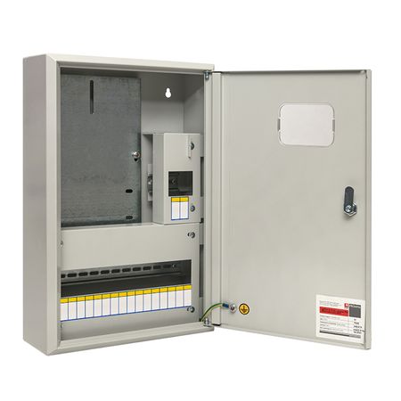 Щит учетно-распределительный навесной EKF PROxima ЩУРн 3/18 (Э) металлический IP31 500х340х120 мм 18 модулей с монтажной панелью ильдар равильевич абдулвелеев электромагнитная совместимость электротехнических систем