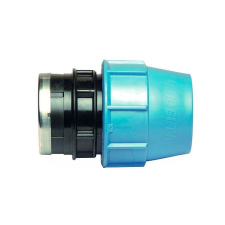 Муфта ПНД Unidelta компрессионная переходная 20х3/4 ВР(г) муфта пнд unidelta компрессионная переходная 50х1 1 4 нр ш