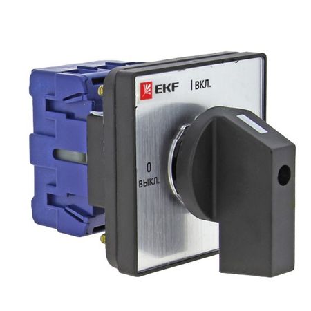 Переключатель кулачковый EKF PROxima ПК-2-13 100А 400 В 1НО+1НЗ IP20 2P серый (pk-2-13-100)