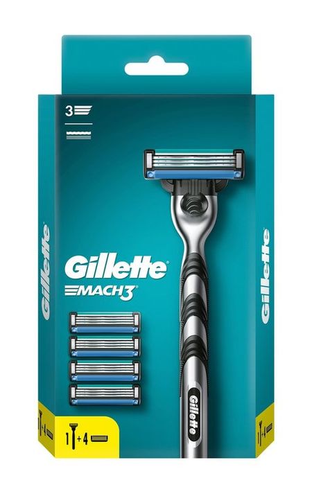 Gillette Mach3 Base 5 сменные лезвия для бритвы mb1001 magic bullet 250 вт