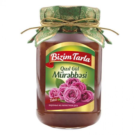 Варенье Bizim Tarla из лепестков розы 400 г