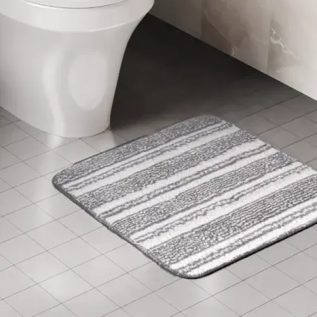 Коврик для туалета Lemer Tocantis 50x50 см цвет серый ящик выдвижной с мягким закрыванием 55 2x8 1x51 1 см лдсп серый