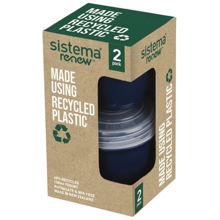 Контейнер Sistema Renew для йогурта 150 мл 2 шт