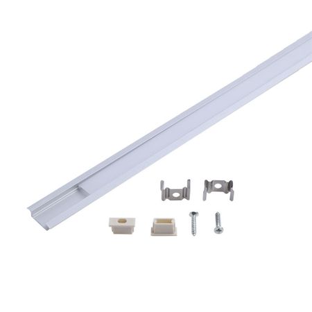 Профиль для светодиодной ленты Gauss 2 м прямой (BT414)