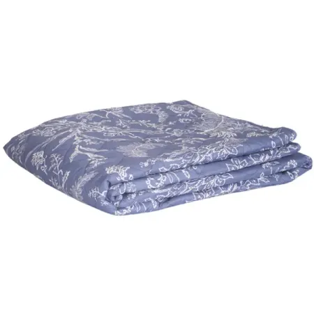 Покрывало Melissa Ботаник 200x215 см микрофибра цвет синий лед