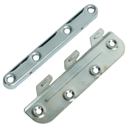 Стяжка JET 128x39 мм сталь цвет серый стяжка угловая с дюбелями 4шт