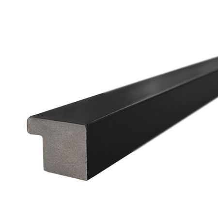 Профиль стартовый для реечных панелей ПВХ FineBer 16х22х2900 мм черный