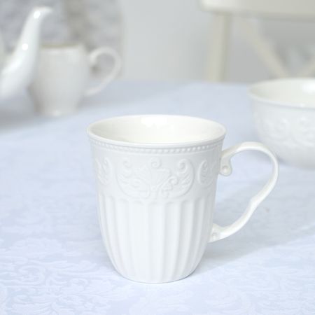 Кружка Белое тиснение/Emboss White