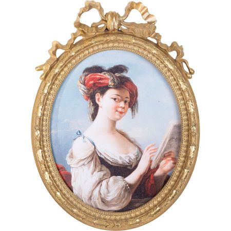 Картина Glasar дама в шляпе 26х3х35 см для творчества три кота картина из серпантина лапочка