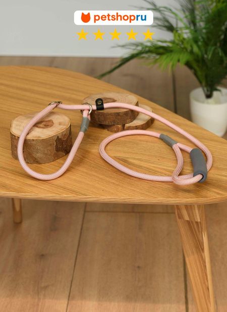 Ошейники, шлейки PETSHOP Поводок тросовый для собак (100 г)