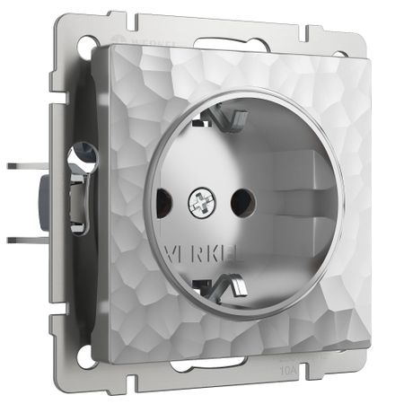 Розетка Werkel встраиваемая серебряная со шторками (a052076) экслибрисы и штемпели частных коллекций в фондах исторической библиотеки вып 1 2 е изд перераб и доп