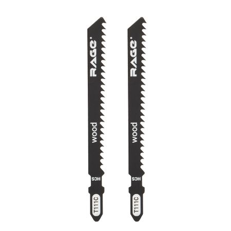 Пилки для лобзика Rage by Vira T111C (552025) по дереву L75 мм чистый рез (2 шт.)