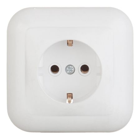 Розетка Svet Стиль встраиваемая белая (0214-00111)