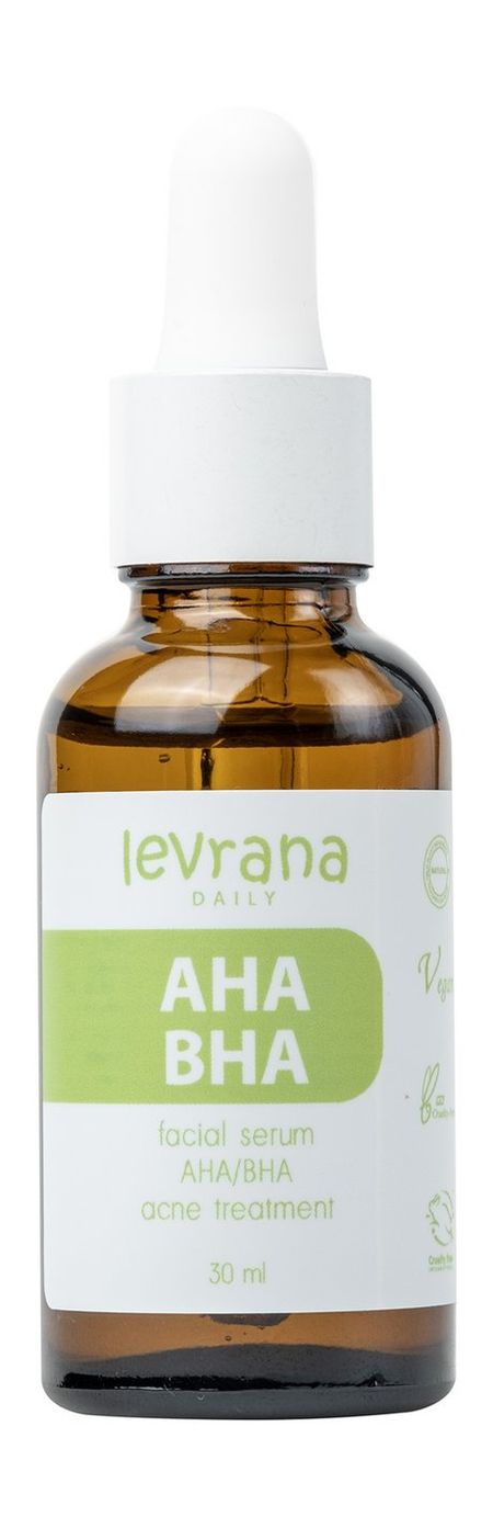 Levrana Daily AHA/BHA Facial Serum Acne Treatment