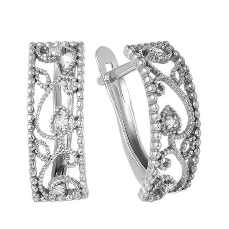 Серьги из золота с бриллиантами