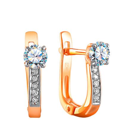 Серьги из золота с бриллиантами