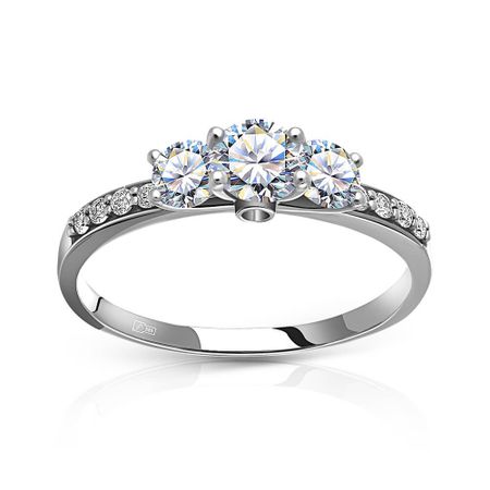 Кольцо из золота с бриллиантами польская звезда остров золота