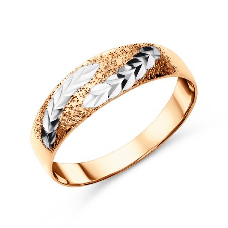 Золотое кольцо с алмазной гранью