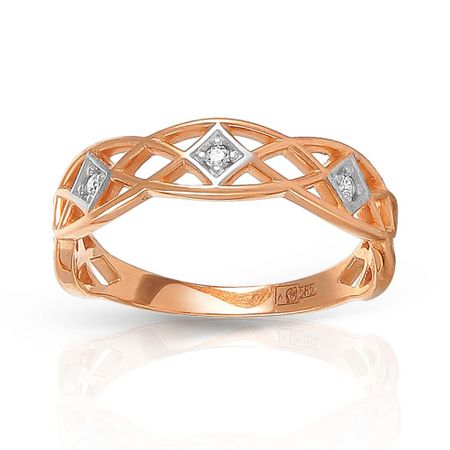 Кольцо TALANT из золота с фианитами