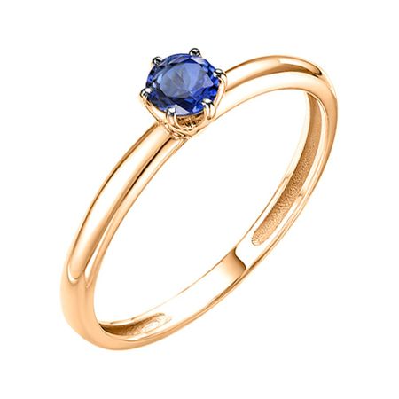 Золотое кольцо с сапфиром и родированием тата орлова анастасия дело о перстне с сапфиром