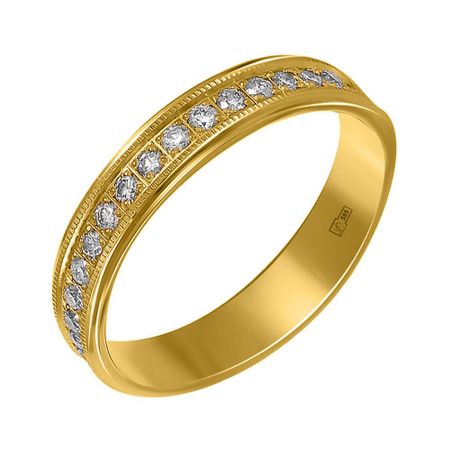 Золотое обручальное кольцо с бриллиантами и родированием с алмазной гранью артём михеев за гранью видимого инструменты связи с потусторонним миром