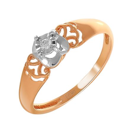 Кольцо из золота с бриллиантом