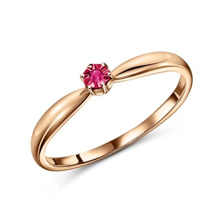 Золотое кольцо c рубином и покрытием клиар с алмазной гранью артём михеев за гранью видимого инструменты связи с потусторонним миром