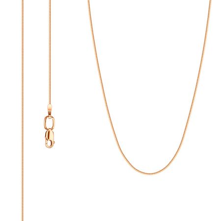 Золотая полновесная цепочка Тондо с алмазной гранью