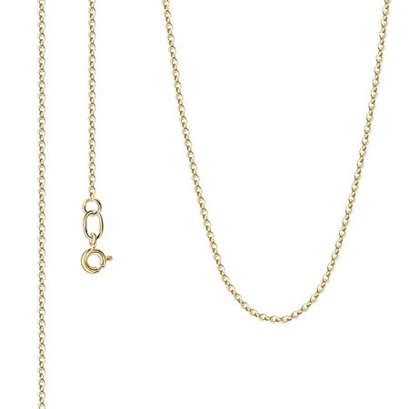 Золотая полновесная цепочка Якорь цепочка yoi со звездой и кристаллом 48 см