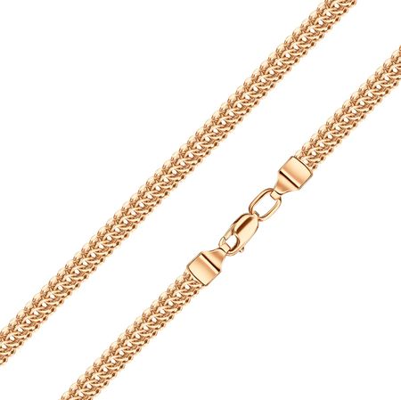 Золотая цепочка ручного плетения Каприз с алмазной гранью