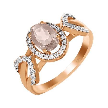 Золотое кольцо со шпинелью нано