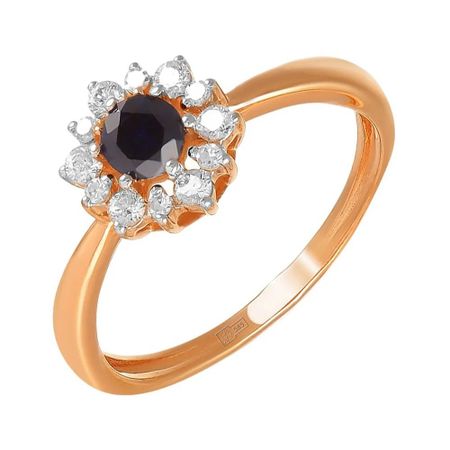 Золотое кольцо с сапфиром и бриллиантами тата орлова анастасия дело о перстне с сапфиром