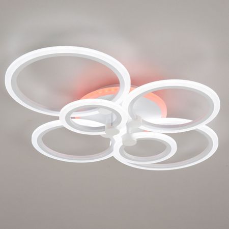 Люстра Citilux Сента CL237B160E RGB белая