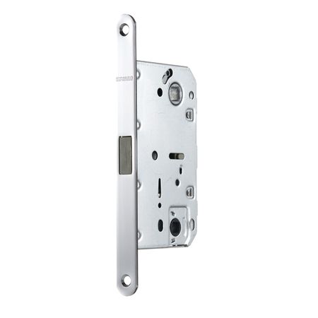 Замок врезной магнитный Fuaro MAGNM96WC-50 CP для межкомнатной двери под фиксатор хром