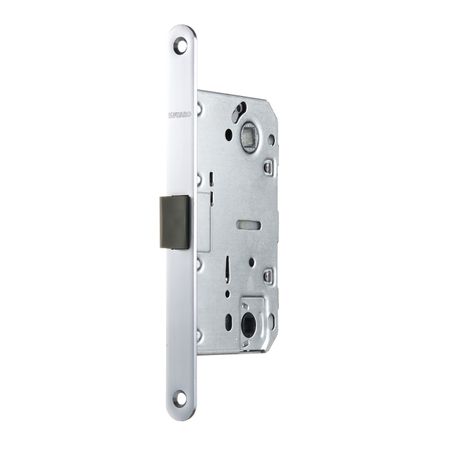 Замок врезной Fuaro PLASTP96WC-50 SSC для межкомнатной двери под фиксатор сатинированный хром