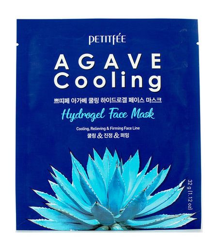 Petitfee Agave Cooling Hydrogel Face Mask спирулина фитосила табл 60