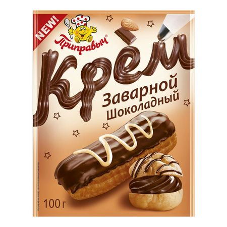 Крем Приправыч для торта заварной шоколадный 100 г