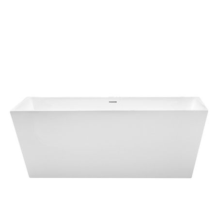 Ванна акриловая Abber 160х80 см отдельностоящая с ножками (AB9224-1.6) ванна акриловая abber 150х70 см отдельностоящая с ножками ab9222 1 5