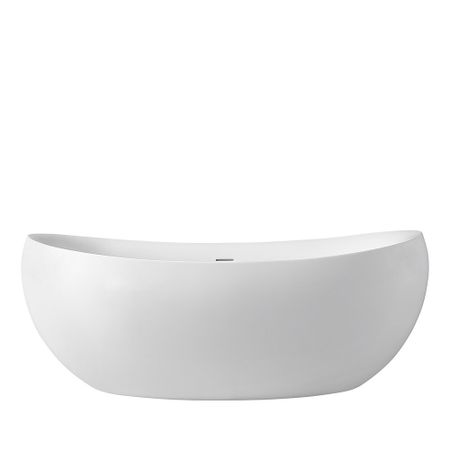 Ванна акриловая Abber 170х80 см отдельностоящая с ножками (AB9236)