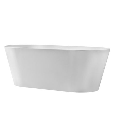 Ванна акриловая Abber 150х70 см отдельностоящая с ножками (AB9222-1.5)