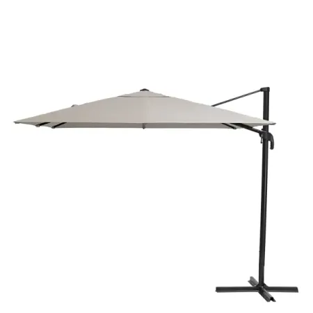 Зонт с боковой опорой Naterial Aura 286x286 h264 см квадрат бежевый ручной зонт aprilis garden