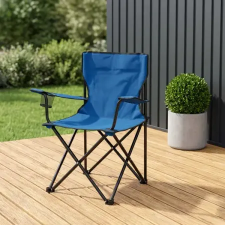 Кресло садовое складное Oxford цвет синий кресло кровать boss loft велюр monolit синий