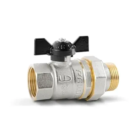 Кран шаровой с американкой прямой LD DN25 PN40 1