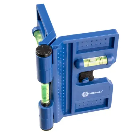 Уровень угловой Кобальт 917-392 3 глазка магнитный 210 мм