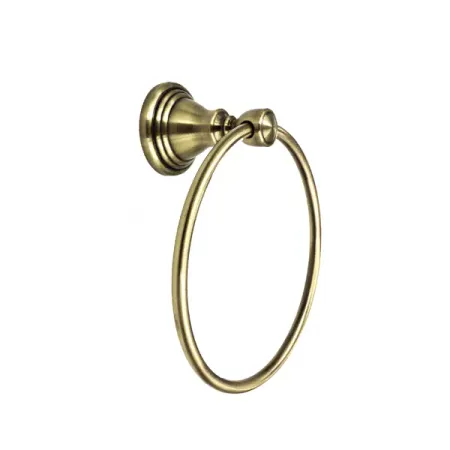 Полотенцедержатель-кольцо Bath Plus Bronx Gold цвет золото wallpad gold 1 4 gang dimmer switch