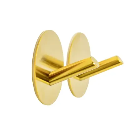 Крючок самоклеящийся Bath Plus KM020 металлический цвет золото 2 шт.