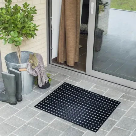 Коврик грязезащитный каучук 100x150 см цвет черный faber castell пластичный ластик