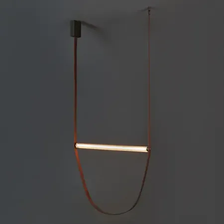 Светильник подвесной светодиодный Almato 6 м² теплый белый свет цвет коричневый/белый